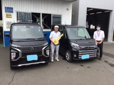 7月23日 Ekクロススペース納車式 東店blog 北海道三菱自動車販売株式会社 札幌及び道央地域の三菱自動車 新車 中古車販売会社